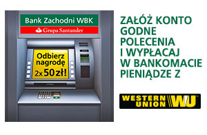 40 zł - Western Union i BZ WBK