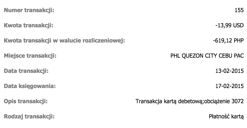 Alior Kantor: transakcja PHP na USD