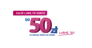 Lubię to! Konto: do 650 zł zwrotu za zakupy kartą!
