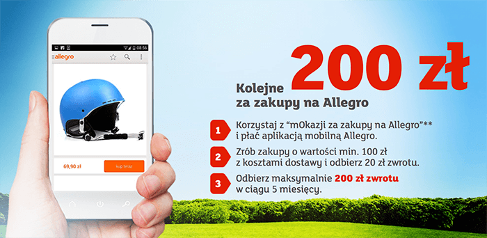 mBank: mOkazja 200 zł za przelewy Allegro
