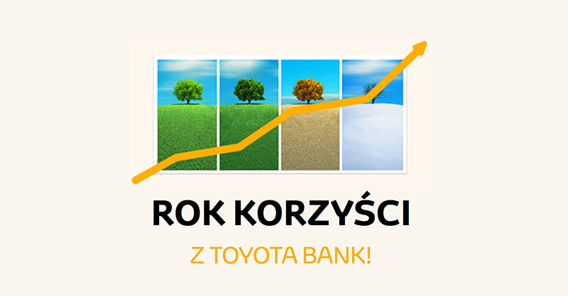 Rok korzyści z Toyota Bank