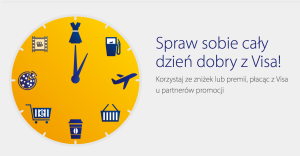 Zniżki w wybranych sklepach za płatność kartami Visa (m.in. Allegro, Multikino, C&A, Carrefour, Shell)