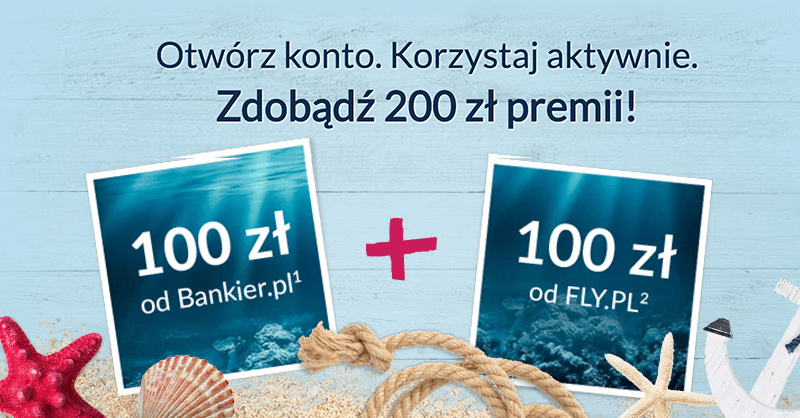 200 zł za założenie Konta 360 od Bankier i Fly.pl