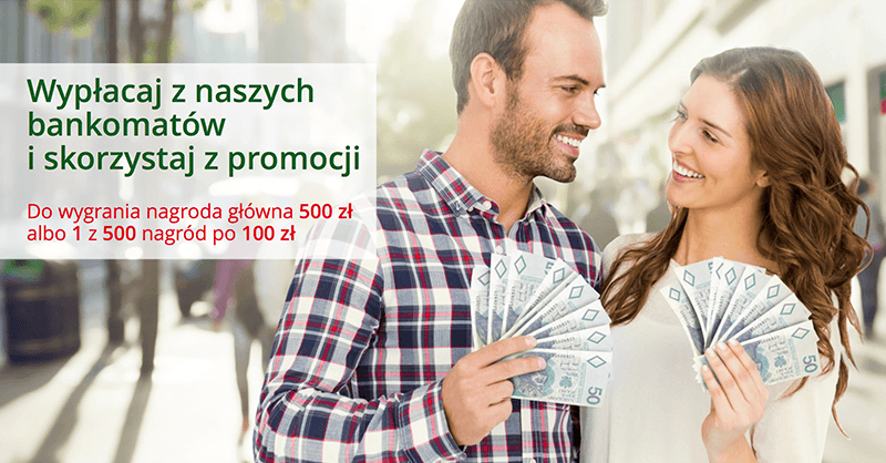 100 zł za wypłaty z bankomatów BZWBK