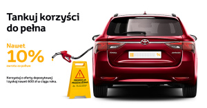 Program moneyback „Tankuj korzyści do pełna” w Toyota Bank również w 2017 roku