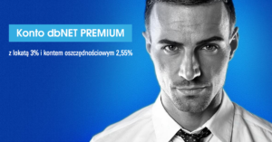 dbNET Premium: 3% na lokacie i 2,55% na koncie oszczędnościowym (do 100 000 zł tu i tu)!