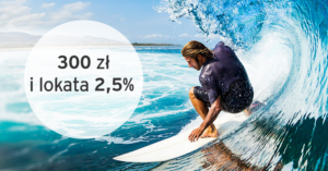 300 zł za założenie konta Citi Priority i lokata 2,5%