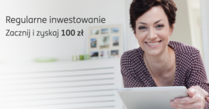 100 zł za regularne inwestowanie w ING Banku Śląskim (i 100 zł za otwarcie konta)