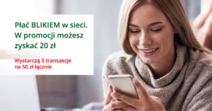 20 zł za płacenie BLIKiem w internecie od BZWBK