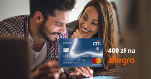 400 zł do wydania na Allegro za wyrobienie bezpłatnej karty Citi Simplicity!