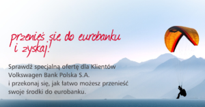VW Bank wypowiada umowy rachunków i proponuje przenosiny do Eurobanku. Czy warto?