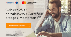 25 zł zniżki na zakupy w eCarrefour przy płatności MasterPass