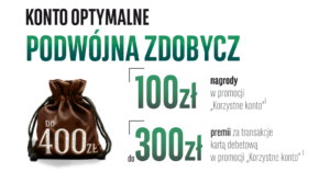 Do 400 zł za założenie Konta Optymalnego powraca!