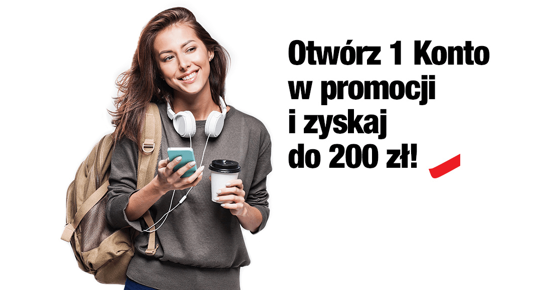Twoje mobilne 1 Konto - 200 zł premii od Credit Agricole