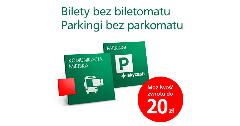 BZWBK24 mobile: Darmowe parkingi i komunikacja miejska