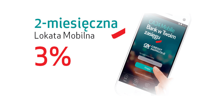 Lokata Mobilna 3% Credit Agricole