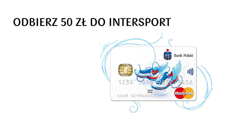 PKOBP: 50 zł do wydania w Intersport za założenie karty kredytowej