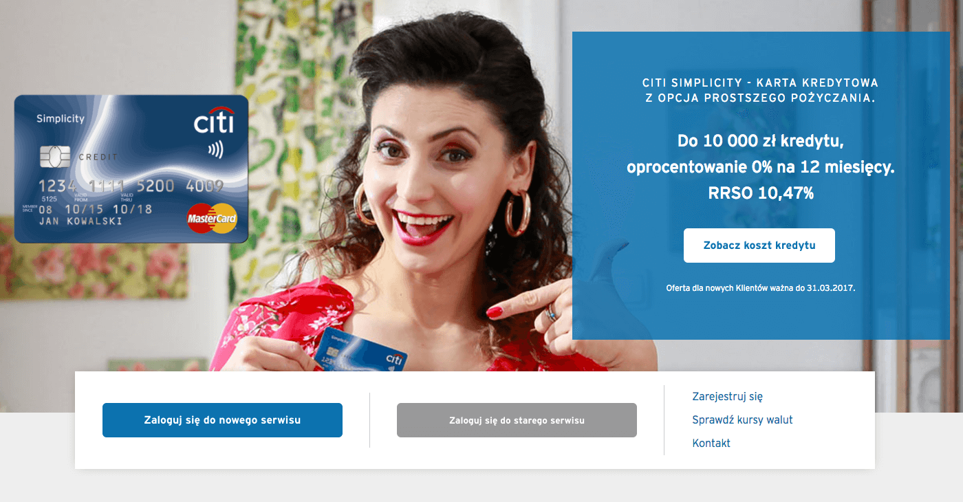 20 zł za zalogowanie do Citibank Online