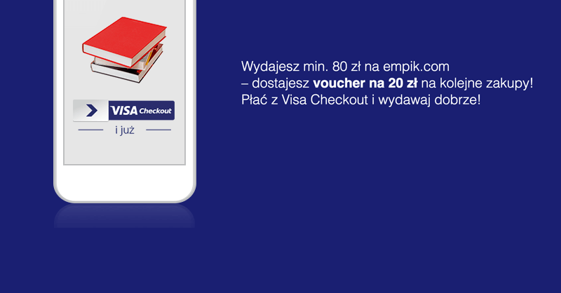 20 zł na empik.com za płatność Visa Checkout