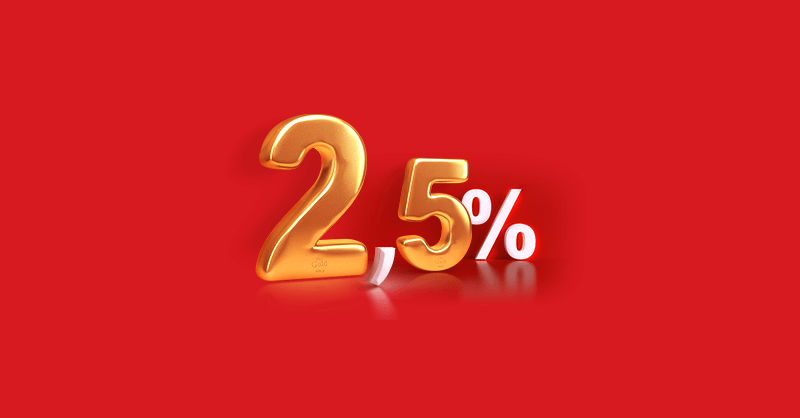 2,5% na koncie oszczędnościowym w Pekao