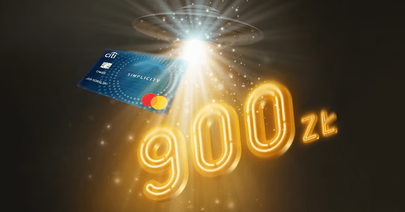 Aż 900 zł w formie punktów wymiennych na bony za wyrobienie karty kredytowej Citibanku!