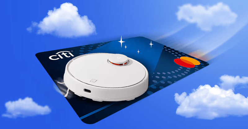 Sprzątnij Xiaomi Vacuum Robot S10 za kartę kredytową Citibank