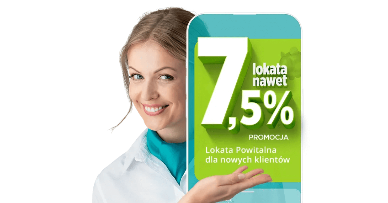 7,5% na lokacie powitalnej Credit Agricole