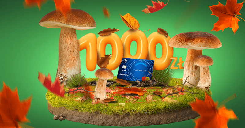 Wraca świetne 1000 zł w gotówce za wyrobienie karty kredytowej Citibanku!