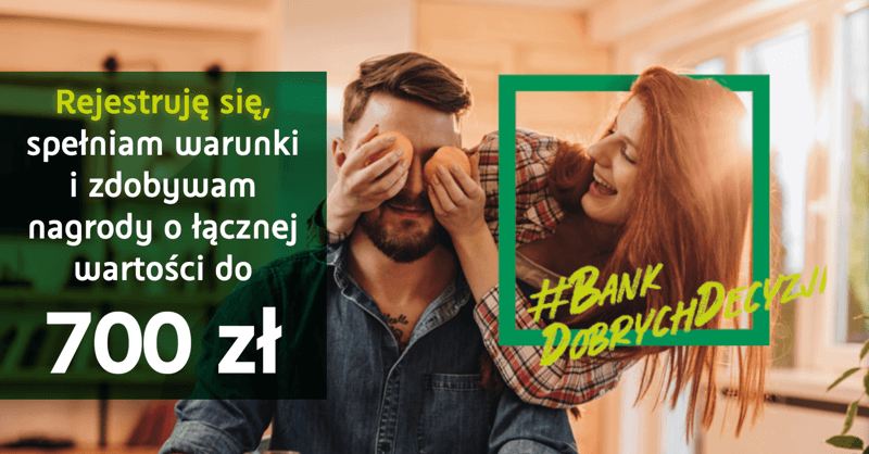 HIT! 700 zł za założenie konta osobistego BNP Paribas + 400 zł w punktach Bezcenne Chwile!