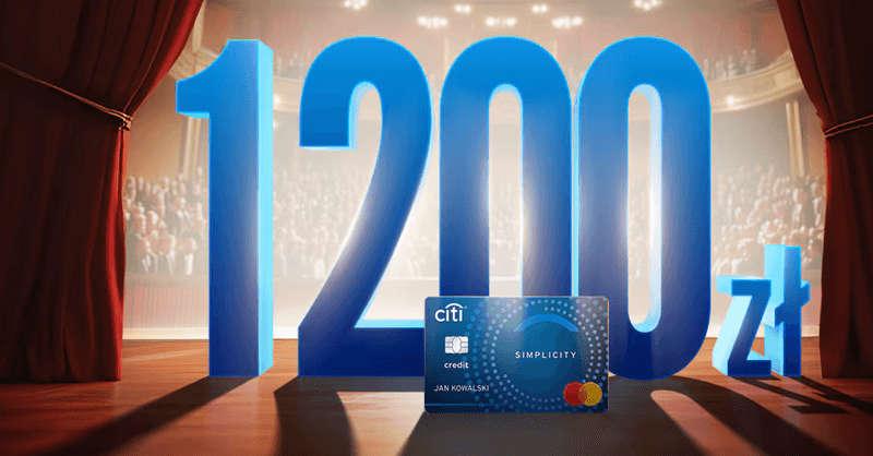 HIT powraca! 1200 zł za wyrobienie karty kredytowej Citibanku