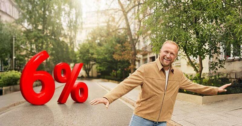 6% na koncie oszczędnościowym Santander