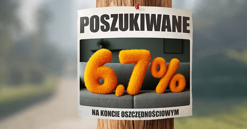 6,7% do 100 000 zł + 300 zł za założenie darmowego CitiKonta