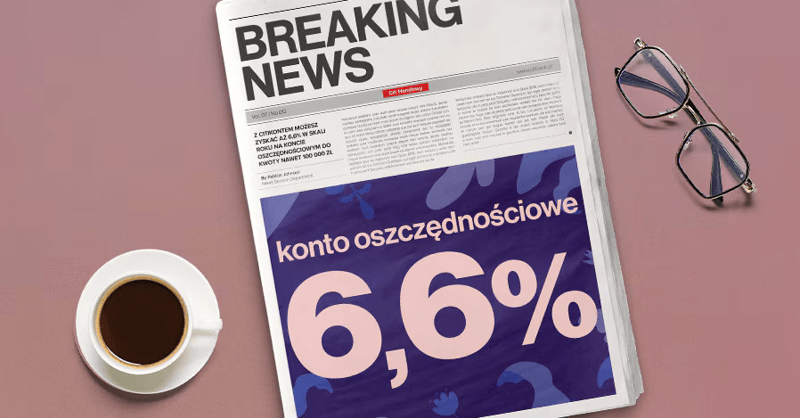6,6% do 100 000 zł + 320 zł za założenie darmowego CitiKonta