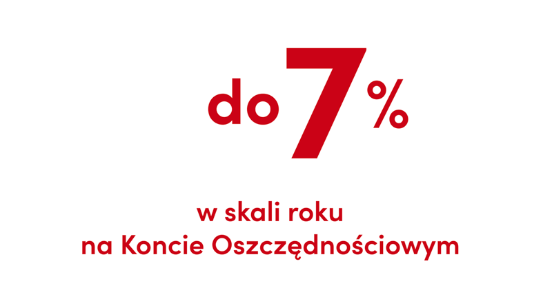 Wraca rewelacyjne 7% na koncie oszczędnościowym Pekao! (+ 600 zł na start)