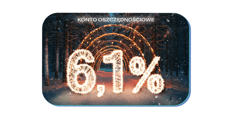 6,1% do 100 000 zł + 300 zł za założenie darmowego CitiKonta