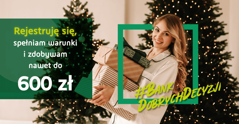 600 zł za założenie konta osobistego BNP Paribas