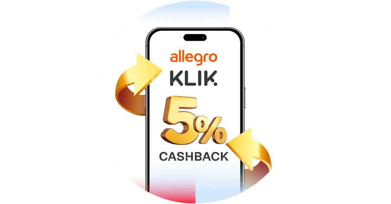 Do 1200 zł cashbacku dla nowych i obecnych klientów PKO BP w ramach Allegro Klik!