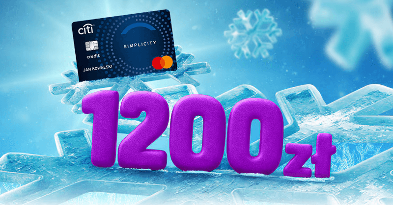 Wraca cashback: 1200 zł za wyrobienie karty kredytowej Citibanku – sama gotówka!
